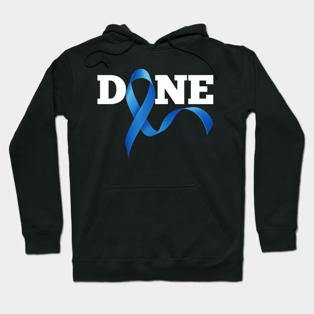 Done Last Day Of Chemo Radiation Cancer Awareness Survivor Hoodie by IYearDesign